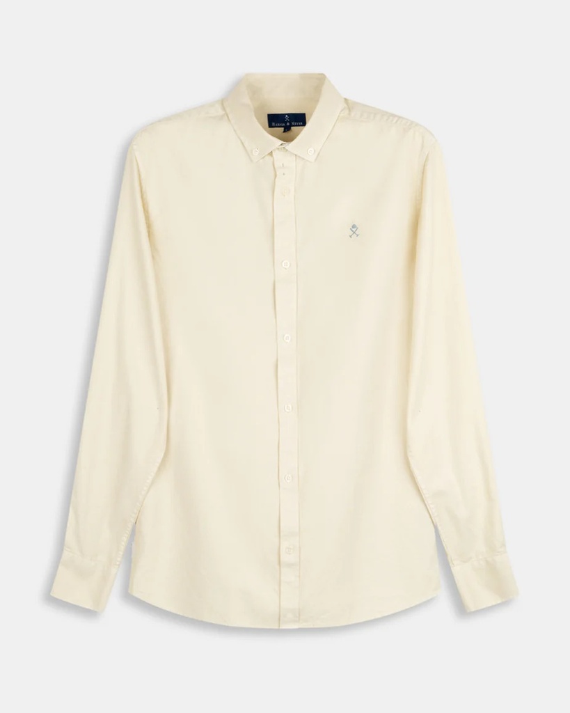 Camisa Estructura Veneto Beige Desert - Harper &amp; Neyer