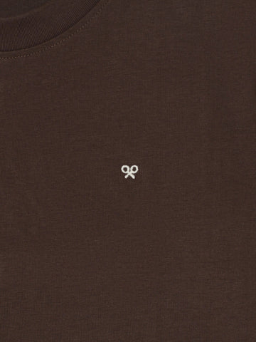 Camiseta Silbon Bordado Marrón - Silbon