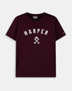 Camiseta New England Rich Burgundy - Harper &amp; Neyer