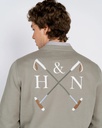 Sudadera Crew-Neck Monogram English Moss -  Harper &amp; Neyer