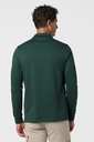 Polo Clásico Manga Larga Verde Oscuro - Williot