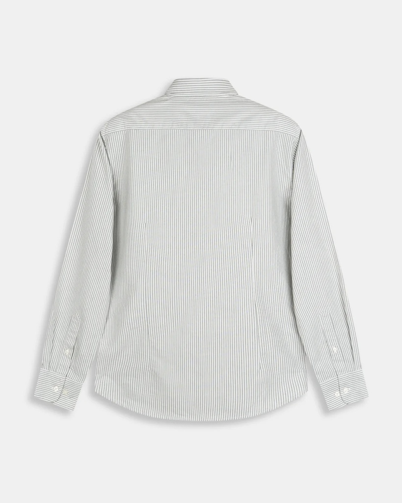Camisa Rayas Mediterráneo Green Mosswood - Harper &amp; Neyer