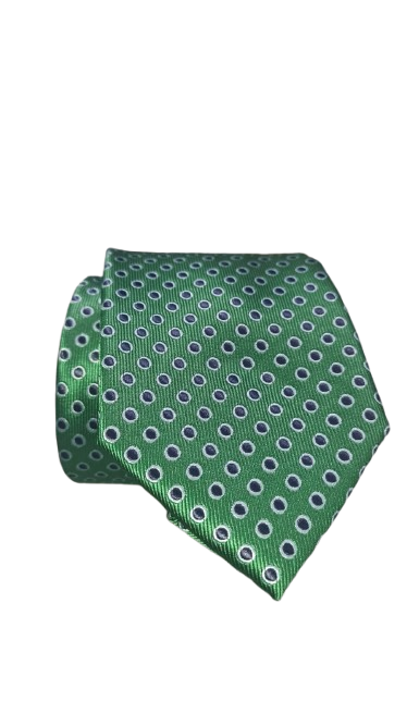 Corbata Verde Lunares Azul Marizo y Celeste - Stroget