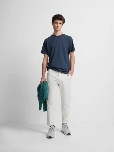 Camiseta Silbon Minilogo Azul Marino - Silbon