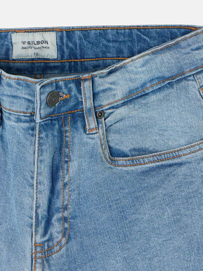 Pantalón Sport Jeans Azul Medio - Silbon