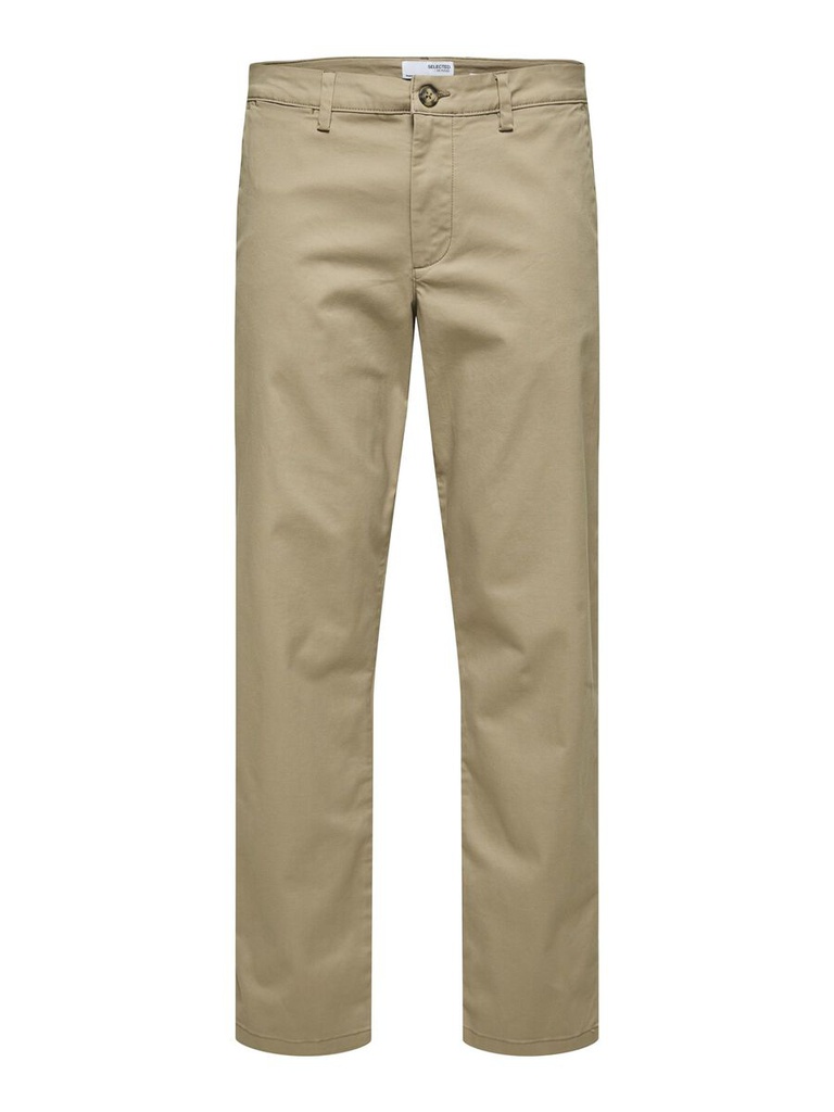 Slh196 Straight Miles Sun Oatmeal - Selected Homme