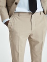 SlhSlim Cedric Structure Sand - Pantalones Beige - Selected Homme