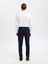 Slhslim Jose Seersucker Trs Flex - Pantalón Traje Dark Navy - Selected Homme