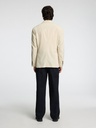 Slhreg Yale Seersucker Blz - Americana Sand - Selected Homme
