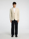 Slhreg Yale Seersucker Blz - Americana Sand - Selected Homme
