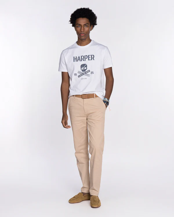 Camiseta Skull White  - Harper &amp; Neyer