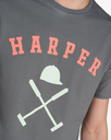 Camiseta New England Gray Anthracite - Harper &amp; Neyer