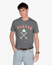 Camiseta New England Gray Anthracite - Harper &amp; Neyer