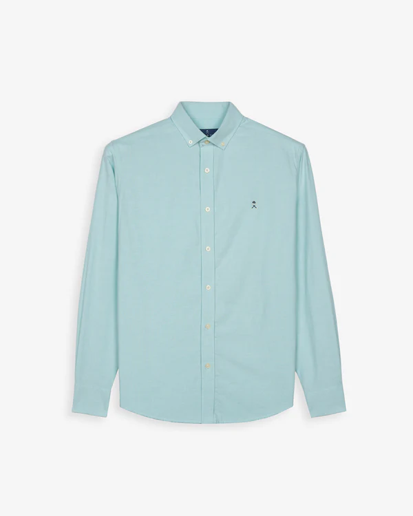 Camisa Oxford Colours Turquesa - Harper &amp; Neyer