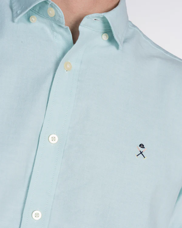Camisa Oxford Color Turquoise - Harper &amp; Neyer
