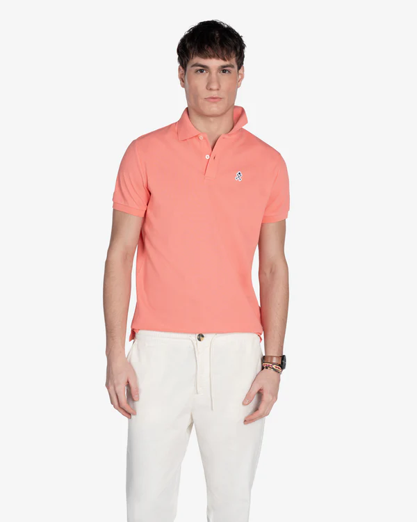 Polo Retro Light Coral - Harper &amp; Neyer