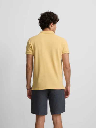 Polo Clásico Liso Amarillo - Silbon
