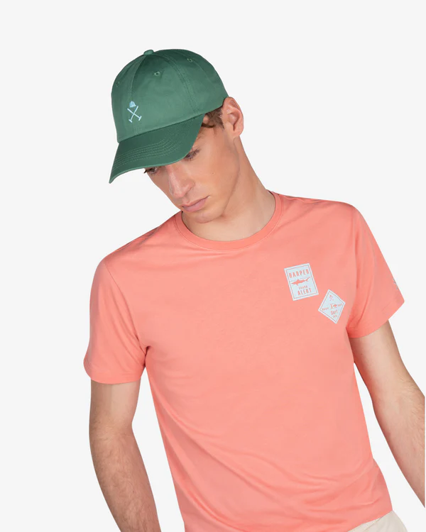 Camiseta Shark Alert Light Coral - Harper &amp; Neyer