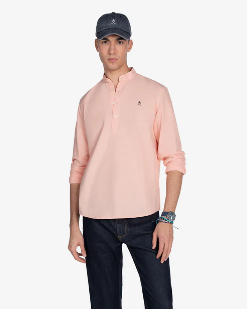Camisa Polera Valley Rose Blush - Harper &amp; Neyer