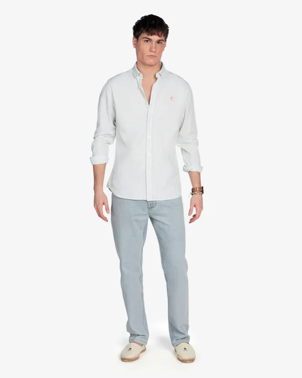 Camisa Palooza Green  - Harper &amp; Neyer