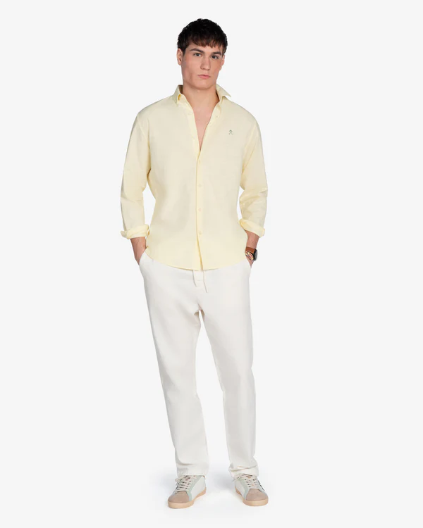 Camisa Royal Academy Vainilla Yellow  - Harper &amp; Neyer