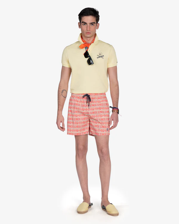 Bañador Ethnic Light Coral  - Harper &amp; Neyer