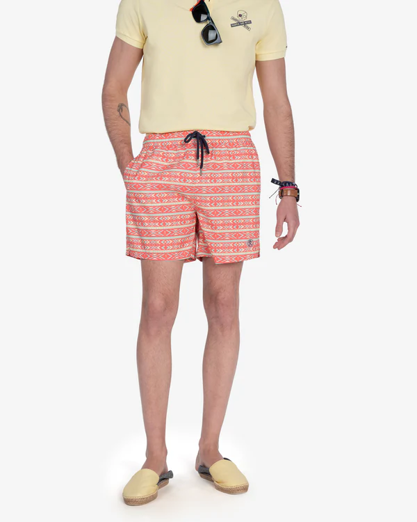 Bañador Ethnic Light Coral  - Harper &amp; Neyer