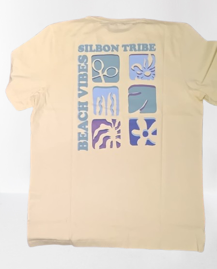 Camiseta Iconos Beach Vibes Amarilla - Silbon