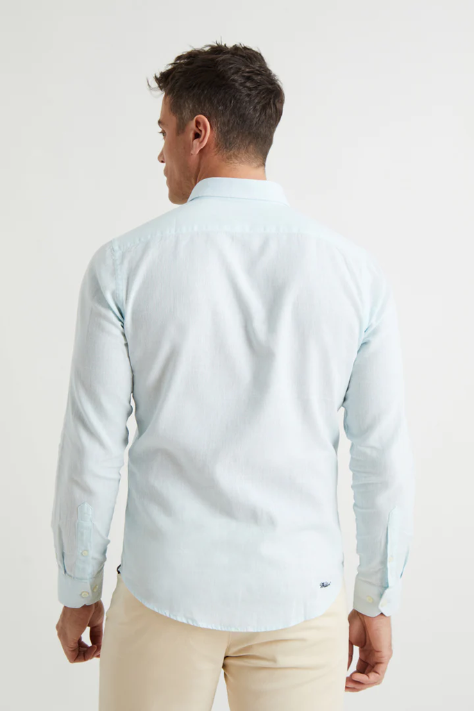 Camisa Lino Turquesa - Williot