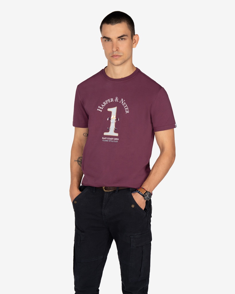 Camiseta Winner Red Wine - Harper &amp; Neyer