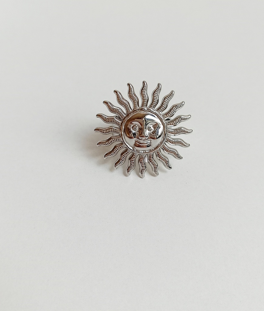 Anillo Maxi Sol (Plateado)
