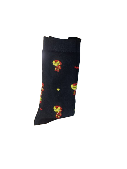 Calcetines Superhéroe Negro