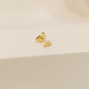 Pendiente Panal Miel Abejas Dorado