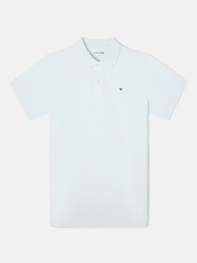 Polo Clásico Liso Celeste - Silbon