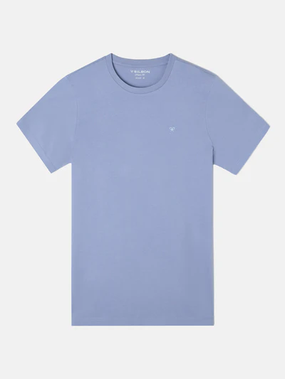 Camiseta Raqueta Etnica Trasera Azul - Silbon