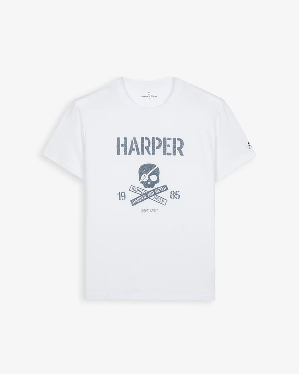 Camiseta Skull White  - Harper &amp; Neyer