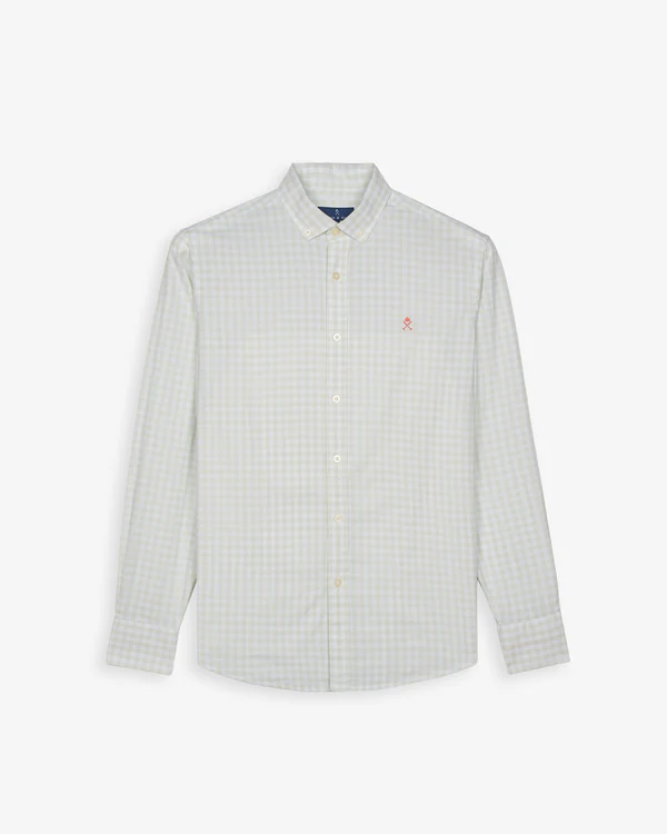 Camisa Vichy Dusty Green   - Harper &amp; Neyer