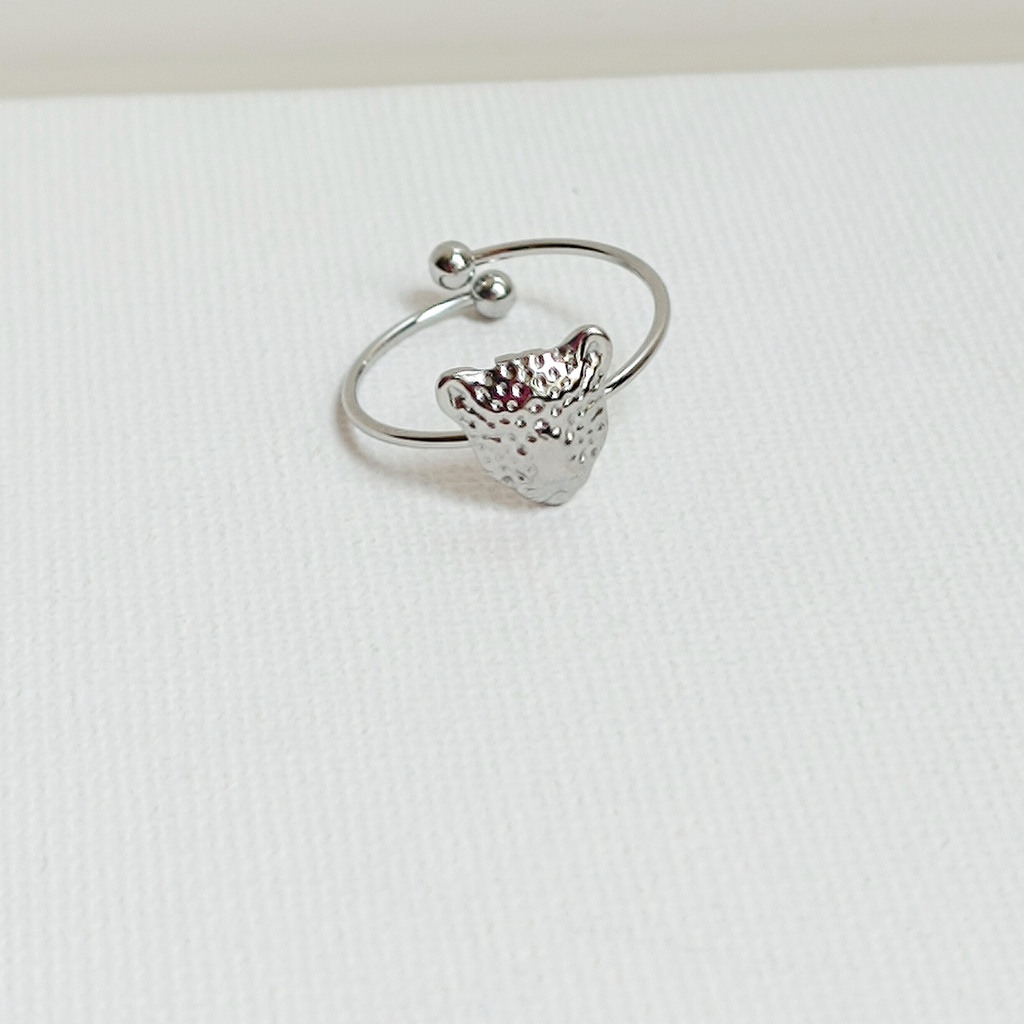 Anillo Tigre Plateado