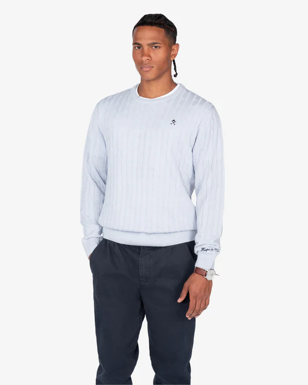 Jersey Blarney Castle Light Blue - Harper &amp; Neyer
