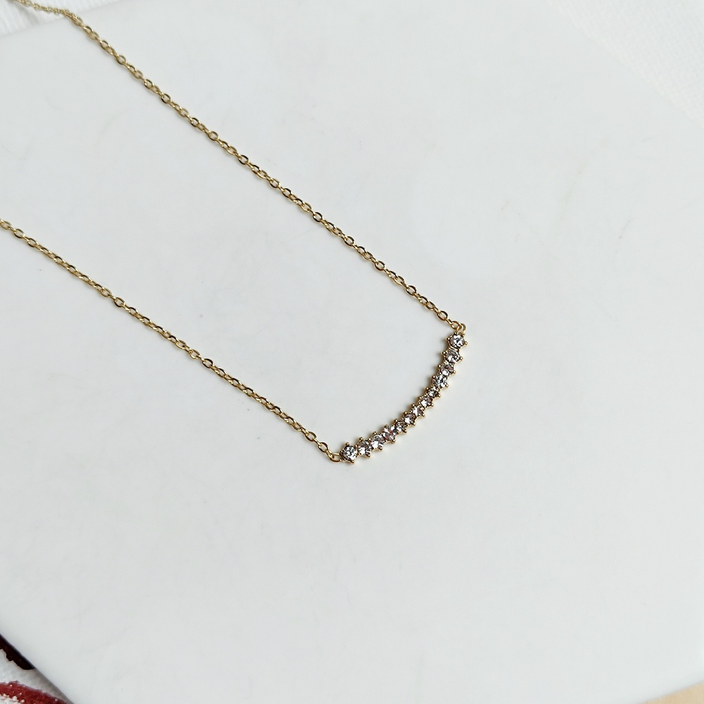 Collar Circonitas Dorado