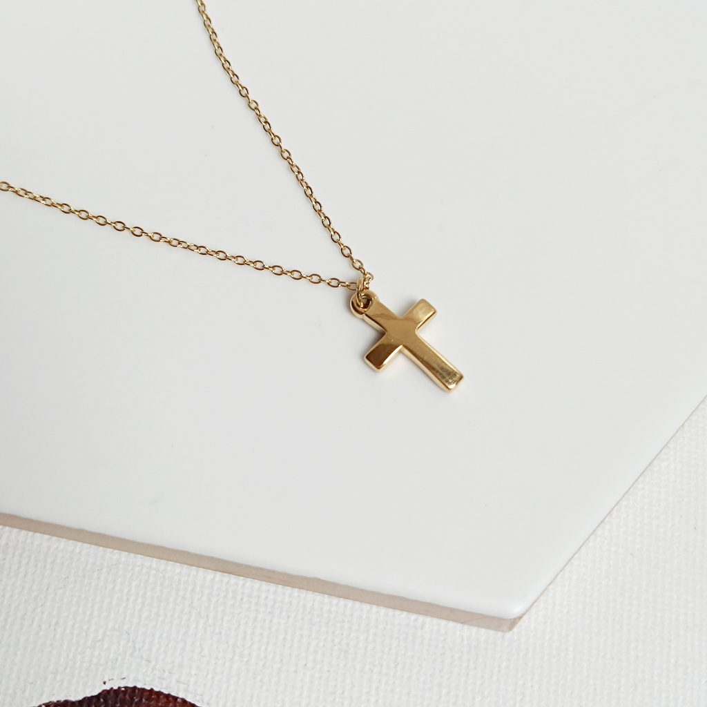 Collar Cruz Dorado