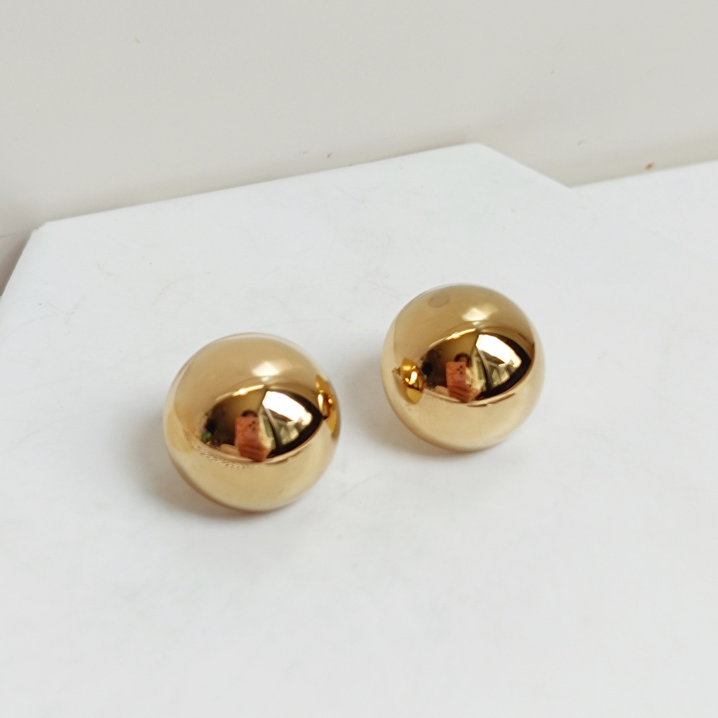 Pendientes Esféricos Dorado