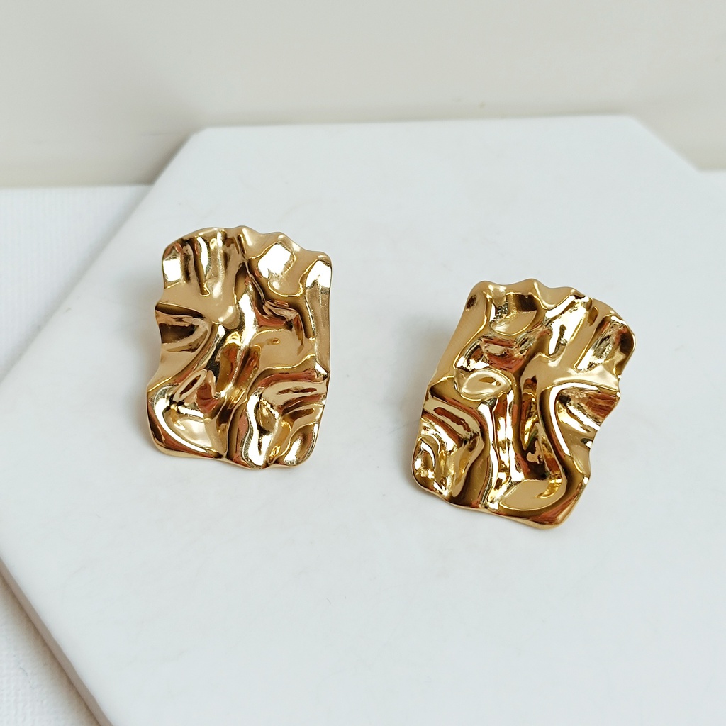 Pendientes Chapeado Dorado