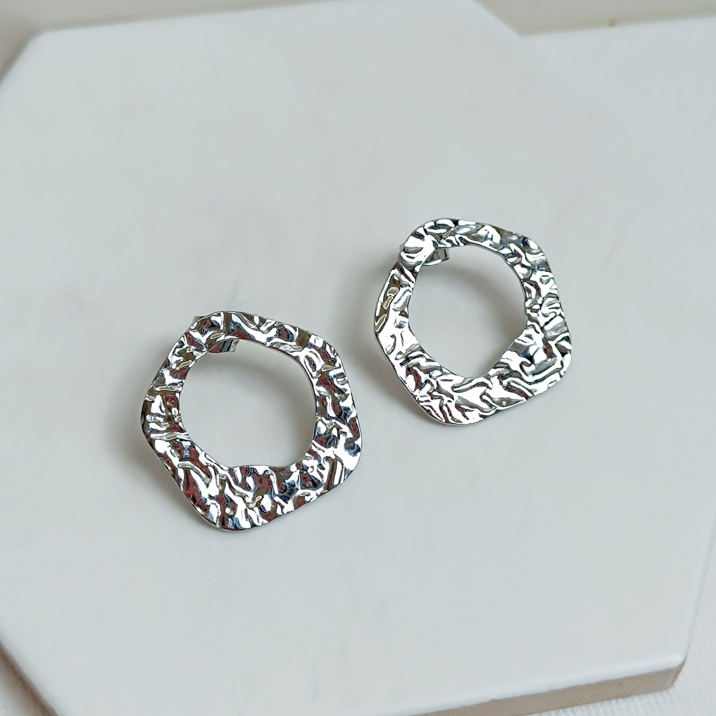 Aros Chapados Plateado