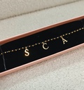 Pulsera Cuentas + Inicial/es Silueta