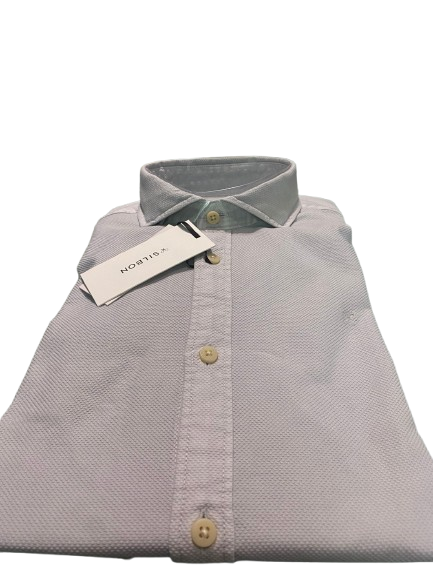 Camisa Sport Estructura Logo Verde Claro - Silbon