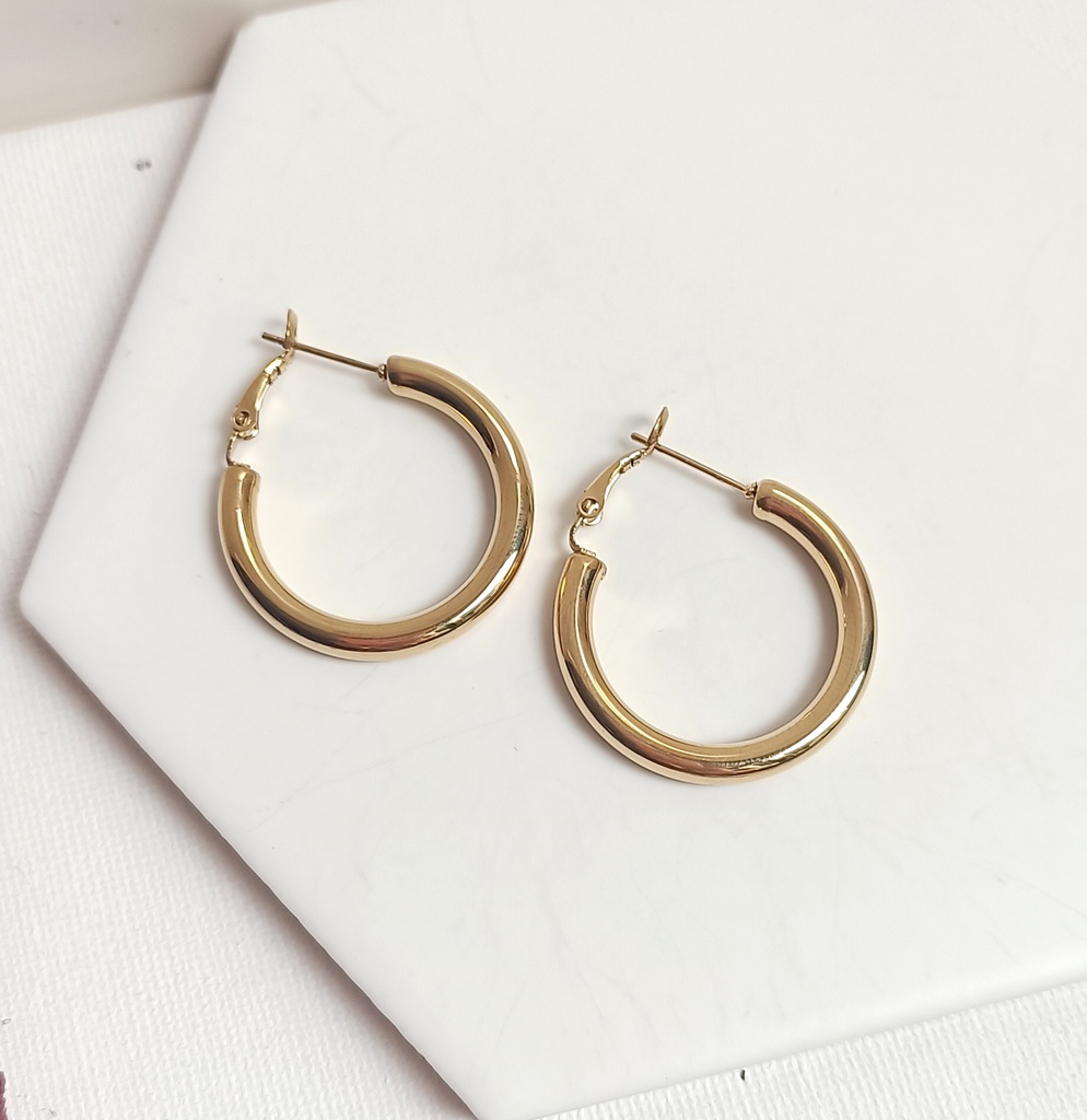 Aros Básicos Dorado