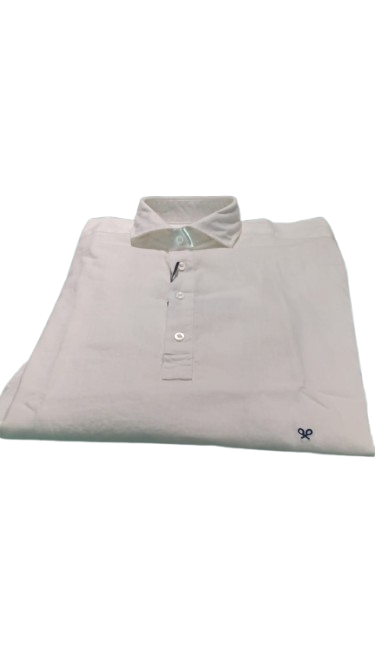 Camisa Polera Sport Lino Blanco - Silbon