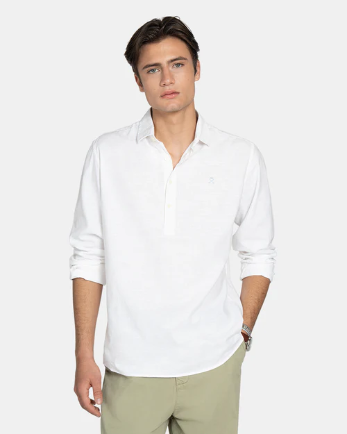 Polera Linen White - Harper &amp; Neyer