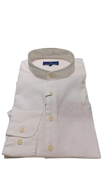 Polera Mao Lino White - Harper &amp; Neyer